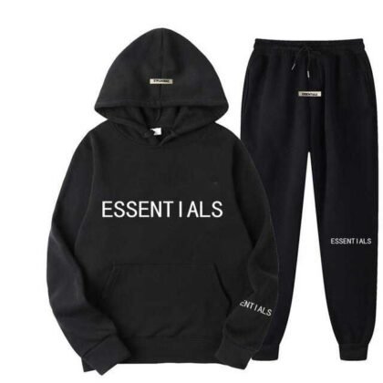 Essentials Tracksuit Black
